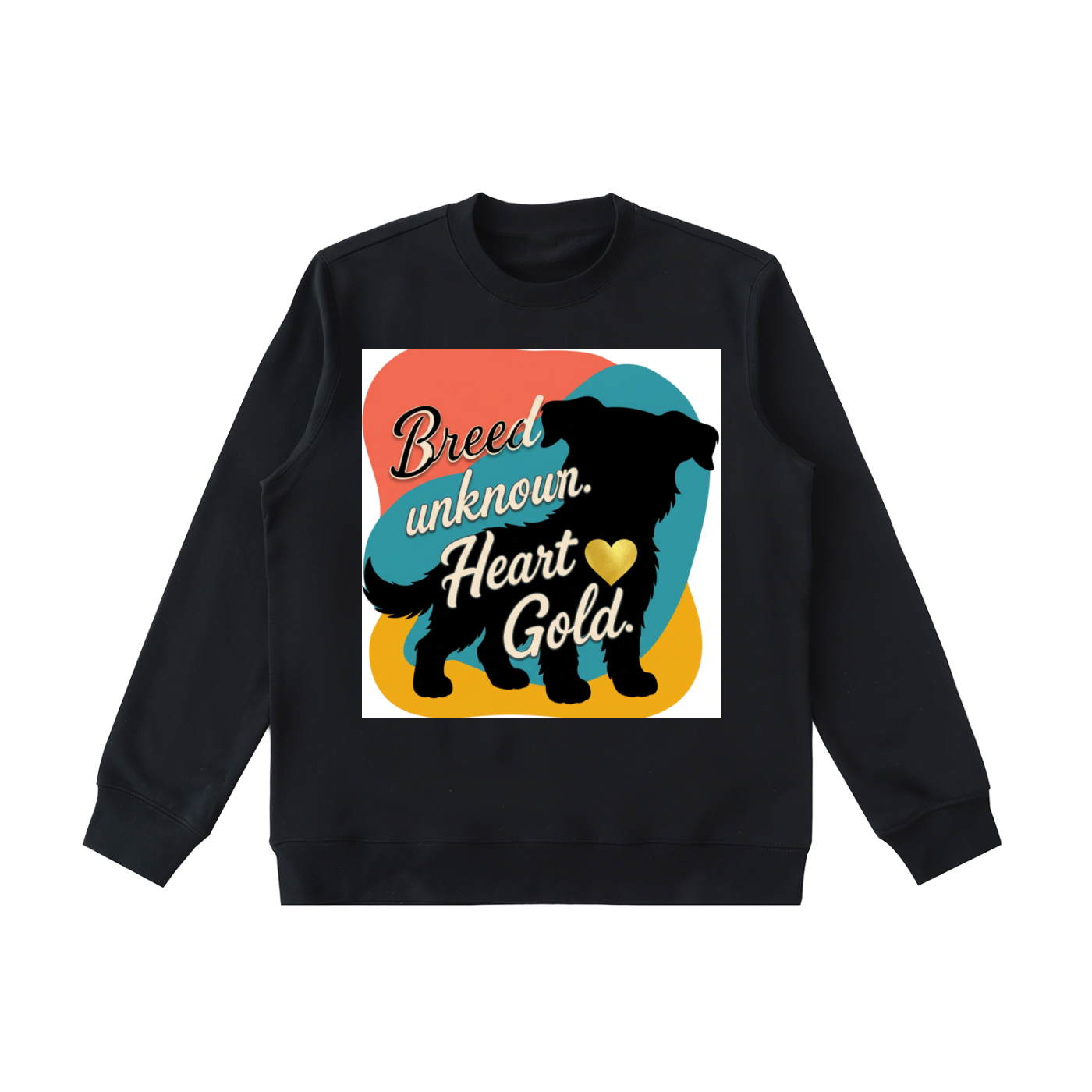 Breed Unknown Sweatshirt Black Silhouette