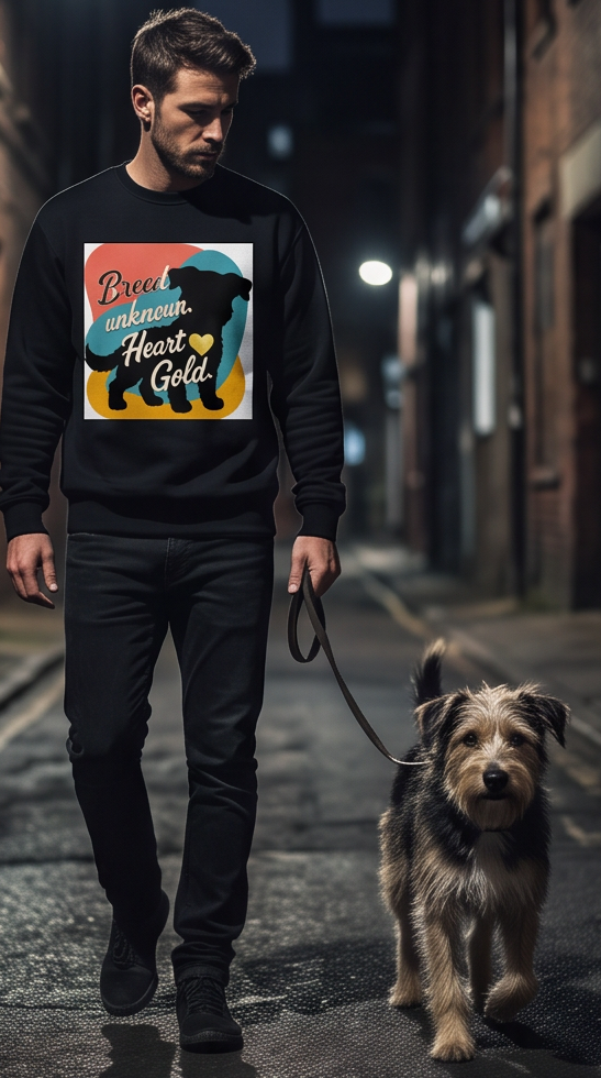 Breed Unknown Sweatshirt Black Silhouette
