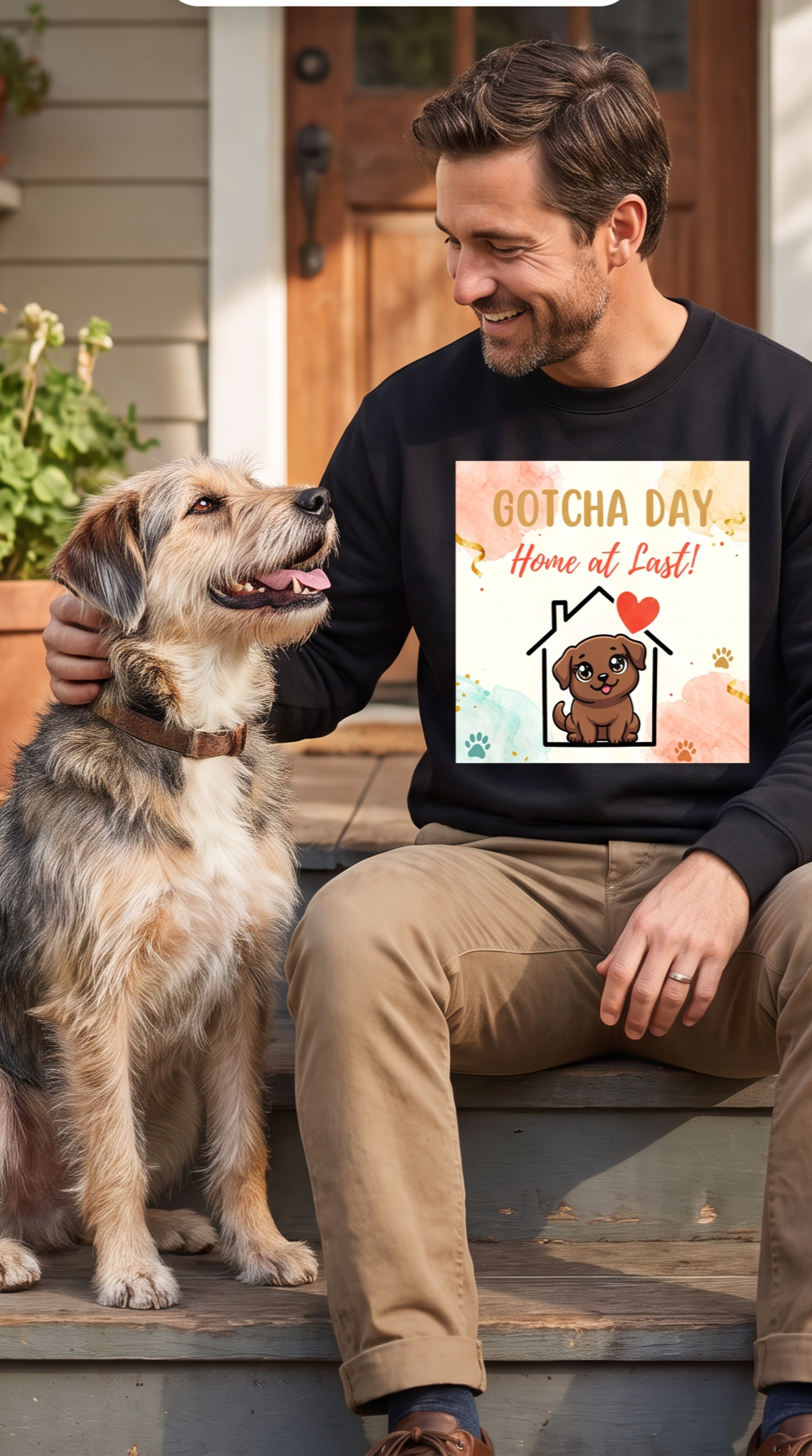 Gotcha Dog Sweatshirt Brown Dog